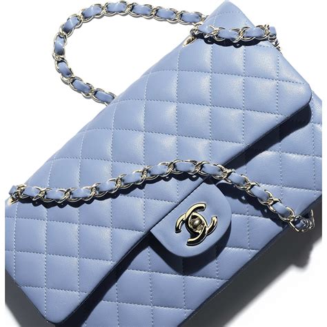 blue chanel handbags|chanel handbag prices.